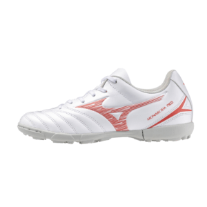 Zapatilla De Fútbol Unisex  Monarcida Neo III Select Jr AS Mizuno P1GE2425 - White/Radiant Red
