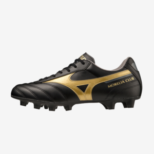 Zapato De Fútbol Unisex  Morelia Club Mizuno P1GA2316 - Black/Gold/Dark Shadow